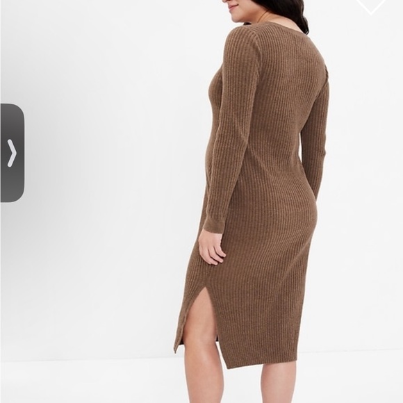 GAP MATERNITY Henley Midi Sweater Dress - Picture 4 of 12